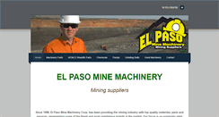 Desktop Screenshot of elpasomachinery.com
