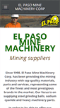 Mobile Screenshot of elpasomachinery.com